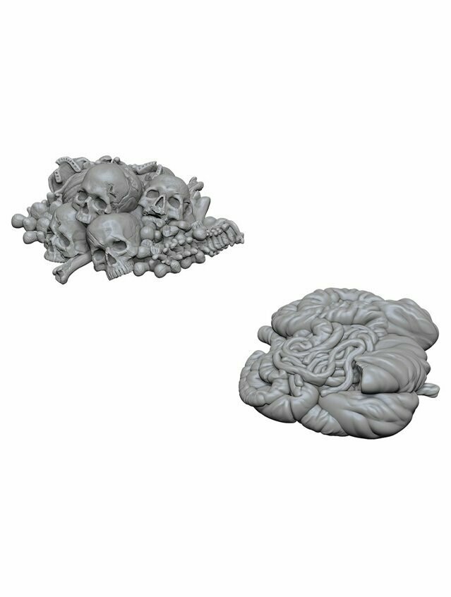 Wizkids Deep Cuts Unpainted Miniatures Pile Of Bones And Entrails (Wave 6)