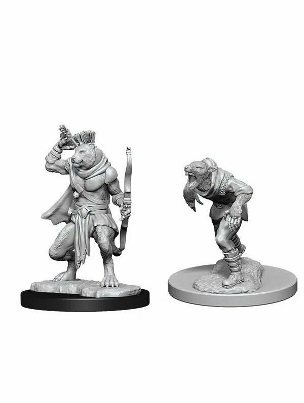Dungeons & Dragons Nolzur's Marvelous Miniatures Wererat & Weretiger (Wave 11)