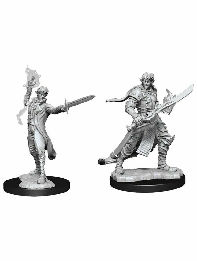 Pathfinder Battles Deep Cuts Unpainted Miniatures Elf Male Magus (Wave 11)