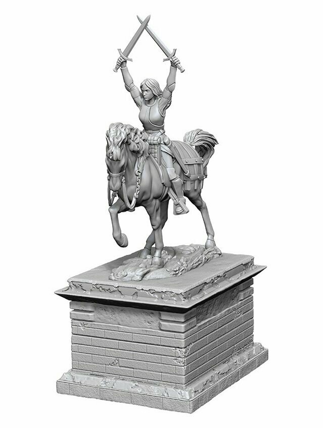 Wizkids Deep Cuts Unpainted Miniatures Heroic Statue (Wave 10)