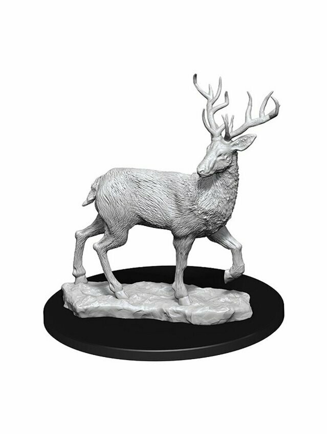 Wizkids Deep Cuts Unpainted Miniatures Stag (Wave 7)