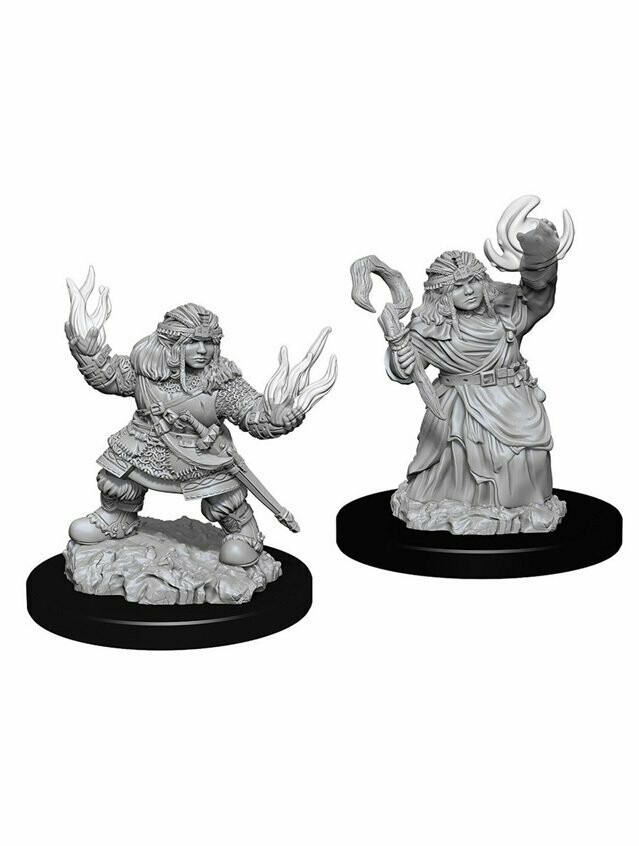 Pathfinder Battles Deep Cuts Unpainted Miniatures Dwarf Female Summoner (Wave 7)