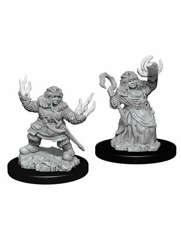 Pathfinder Battles Deep Cuts Unpainted Miniatures Dwarf Female Summoner (Wave 7)