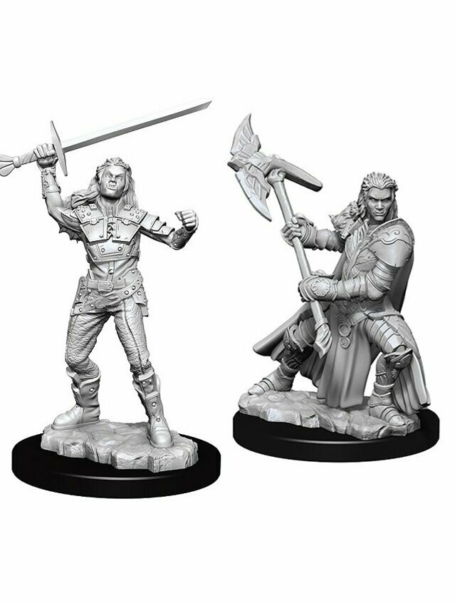 Dungeons & Dragons Nolzur's Marvelous Miniatures Half-Orc Female Fighter (Wave 7)