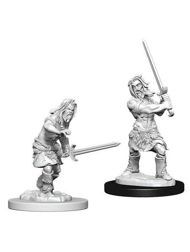 Pathfinder Battles Deep Cuts Unpainted Miniatures Human Male Barbarian (Wave 1)