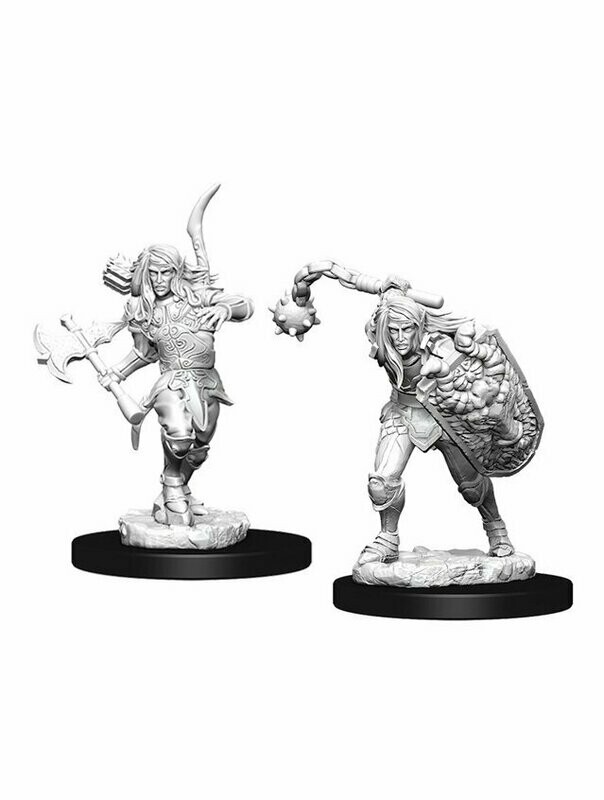 Pathfinder Battles Deep Cuts Unpainted Miniatures Elf Male Fighter (Wave 1)