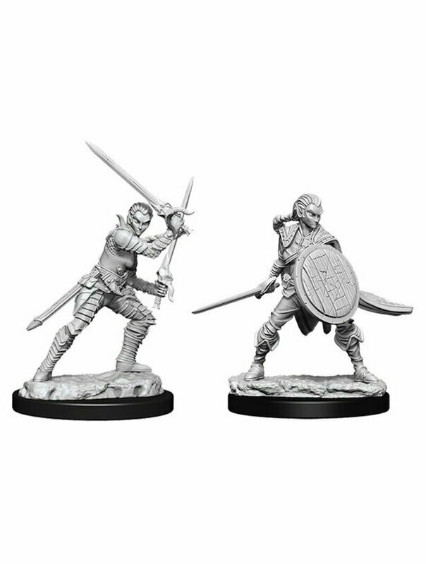 Pathfinder Battles Deep Cuts Unpainted Miniatures Elf Female Fighter (Wave 1)