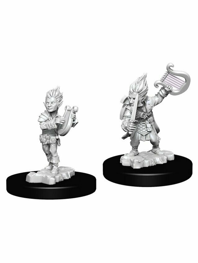 Pathfinder Battles Deep Cuts Unpainted Miniatures Gnome Male Bard (Wave 5)