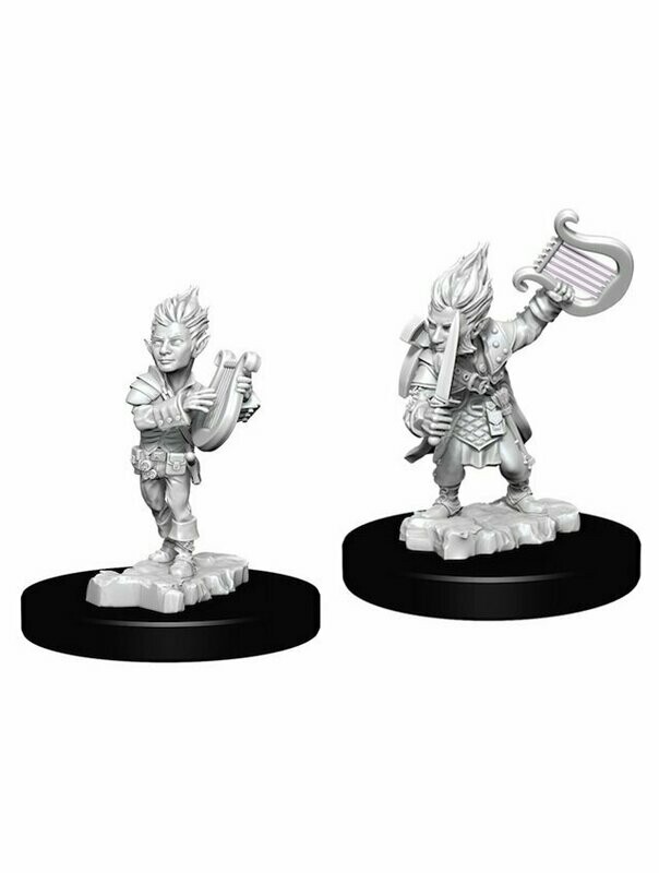 Pathfinder Battles Deep Cuts Unpainted Miniatures Gnome Male Bard (Wave 5)
