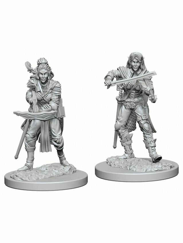Pathfinder Battles Deep Cuts Unpainted Miniatures Elf Female Bard (Wave 4)
