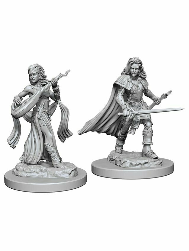 Pathfinder Battles Deep Cuts Unpainted Miniatures Human Female Bard (Wave 4)