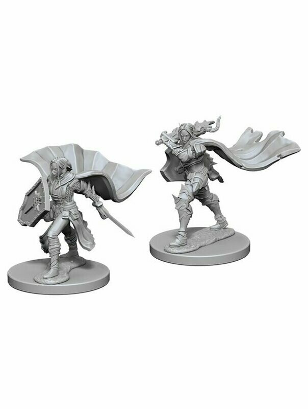 Pathfinder Battles Deep Cuts Unpainted Miniatures Elf Female Paladin (Wave 4)