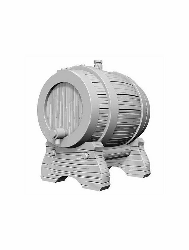 Wizkids Deep Cuts Unpainted Miniatures Keg Barrels (Wave 2)