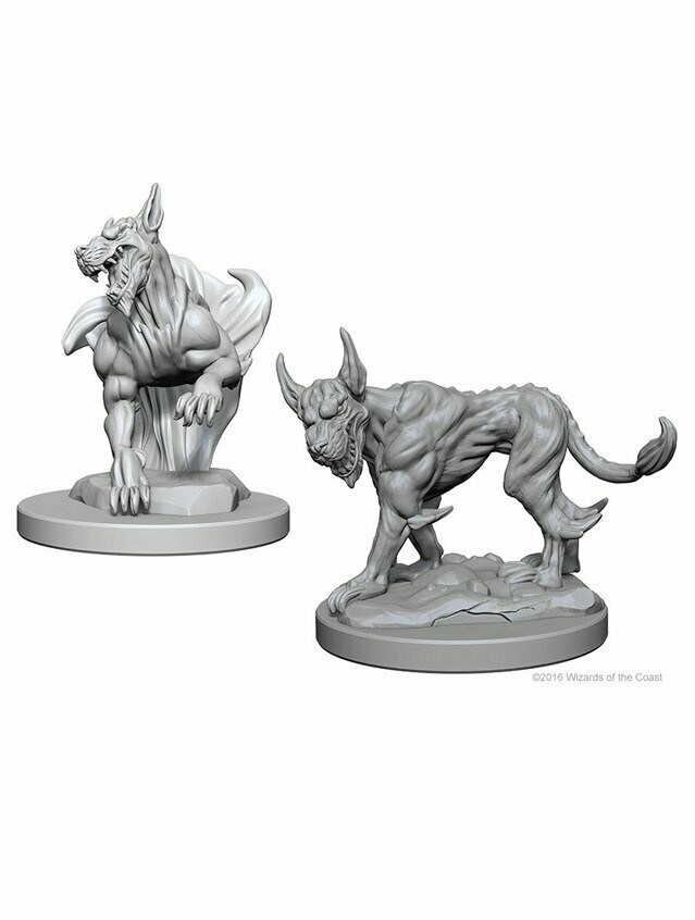 Dungeons & Dragons Nolzur's Marvelous Miniatures Blink Dogs (Wave 1)