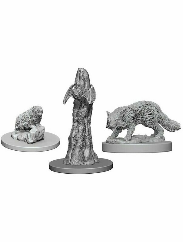 Pathfinder Battles Deep Cuts Unpainted Miniatures Familiars (Wave 1)