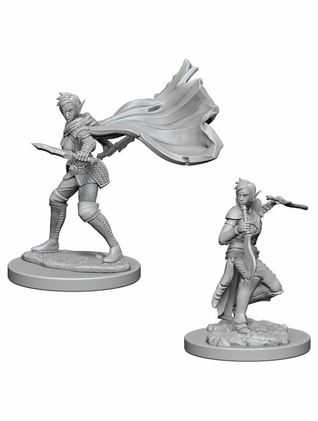 Pathfinder Battles Deep Cuts Unpainted Miniatures Elf Female Rogue (Wave 4)