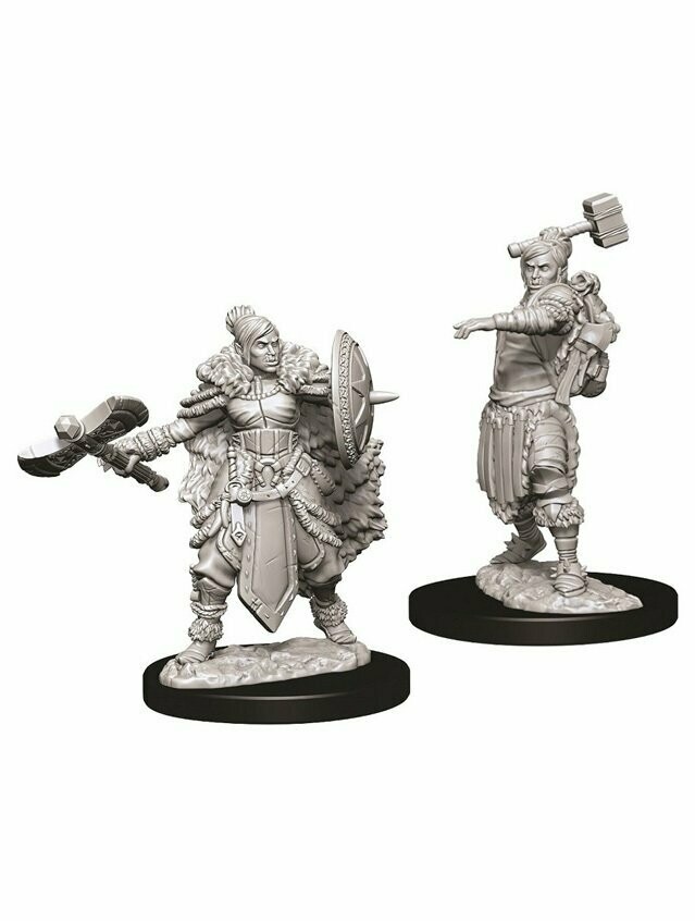Dungeons & Dragons Nolzur's Marvelous Miniatures Half-Orc Female Barbarian (Wave 9)