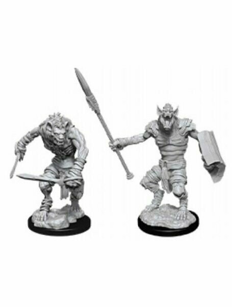 Dungeons & Dragons Nolzur's Marvelous Miniatures Gnoll & Gnoll Flesh Gnawer (Wave 12)
