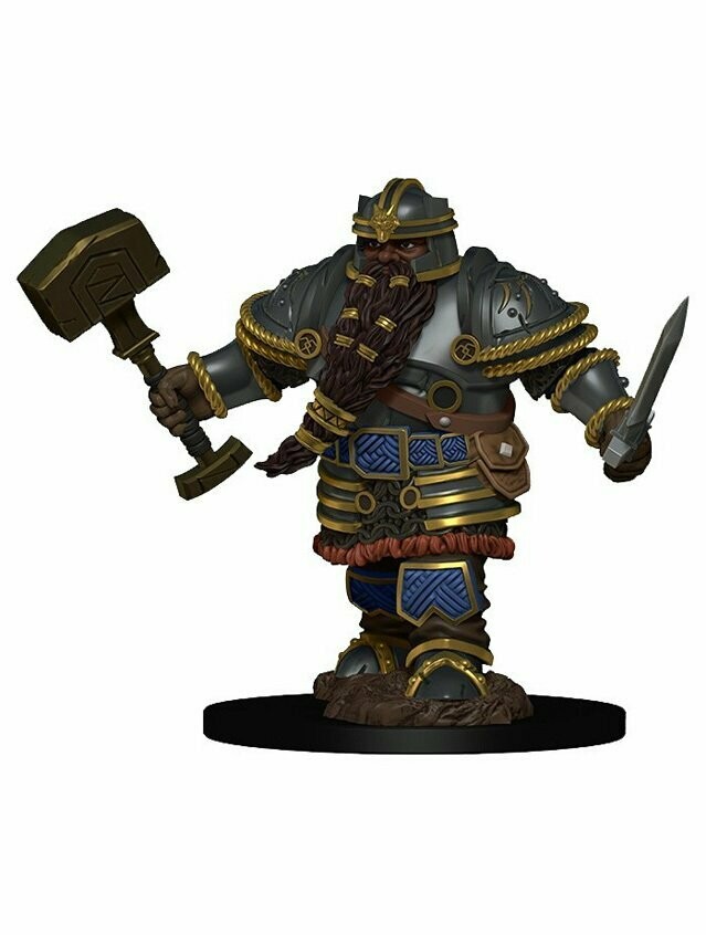 Dungeons & Dragons Icons Of The Realms Premium Figure Dwarf Male Fighter (Wave 3)