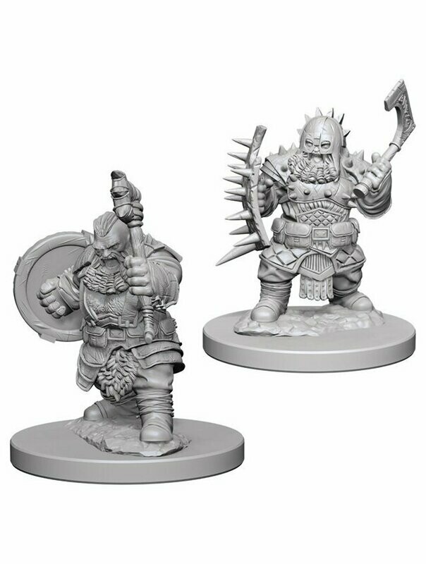Pathfinder Battles Deep Cuts Unpainted Miniatures Dwarf Male Barbarian (Wave 4)