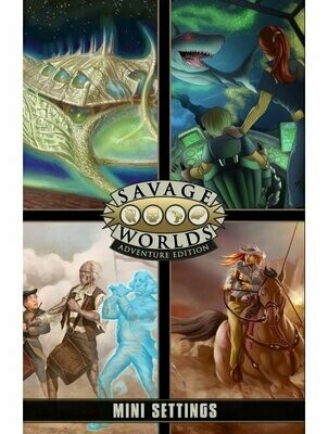Savage Worlds Adventure Edition Game Master Screen & Mini-Settings