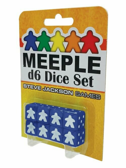 Meeple d6 Dice Set Blue