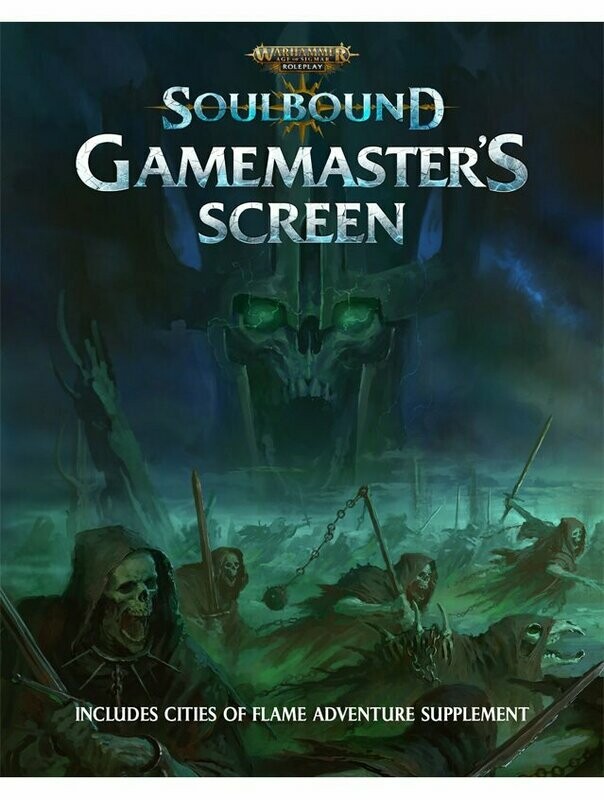 Warhammer Age Of Sigmar Roleplay RPG Soulbound Gamemaster's Screen Warhammer Age Of Sigmar Roleplay RPG Soulbound Gamemaster's Screen