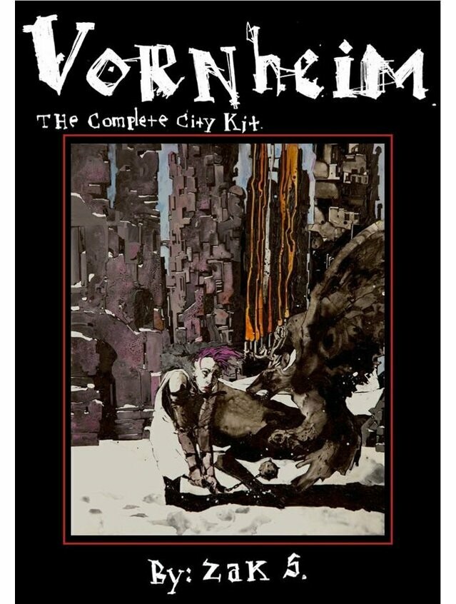 Lamentations Of The Flame Princess RPG Vornheim The Complete City Kit
