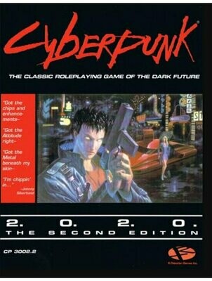 Cyberpunk 2020 RPG The Classic Roleplaying Game Of The Dark Future Core Rulebook