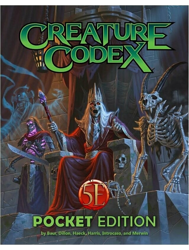 Creature Codex Pocket Edition 5e