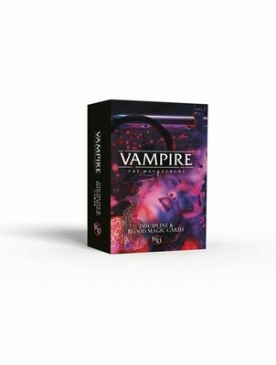 Vampire The Masquerade 5th Edition Discipline And Blood Magic Card Deck