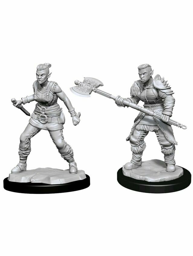 Dungeons & Dragons Nolzur's Marvelous Miniatures Orc Female Barbarian (Wave 13)