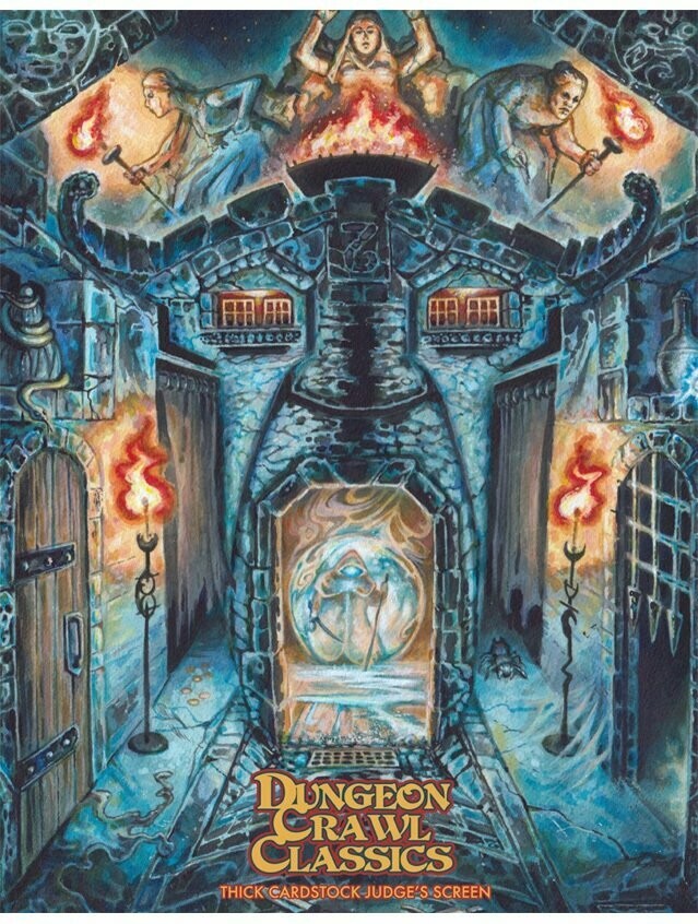 Dungeon Crawl Classics Thick Cardstock Judges Screen