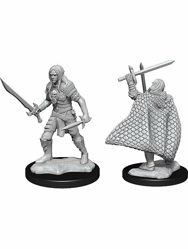 Pathfinder Battles Deep Cuts Unpainted Miniatures Elf Male Fighter (Wave 13)