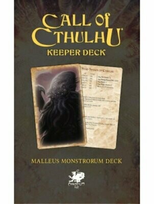 Call Of Cthulhu Malleus Monstrorum Cthulhu Mythos Keeper Deck