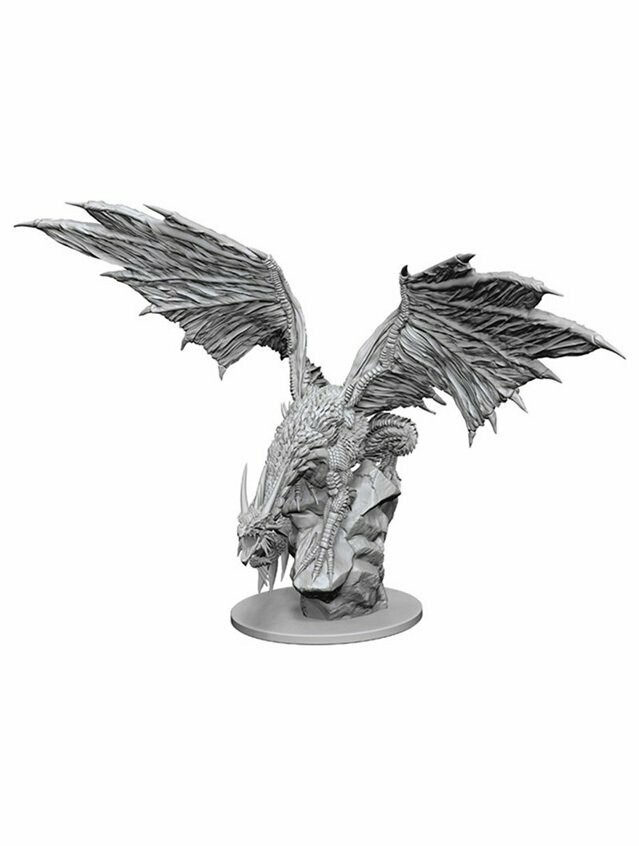 Pathfinder Battles Deep Cuts Unpainted Miniatures Silver Dragon (Wave 12.5)