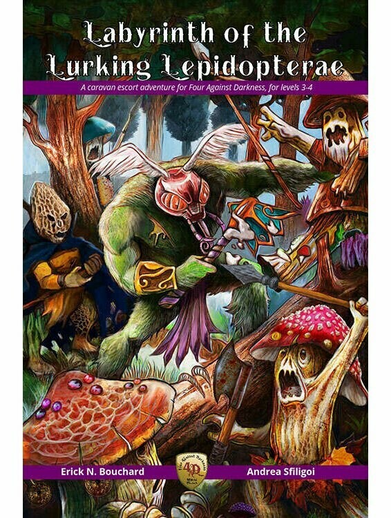 Four Against Darkness Labyrinth Of The Lurking Lepidopterae