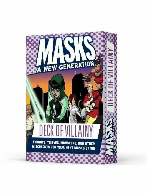 Masks A New Generation Deck Of Villainy