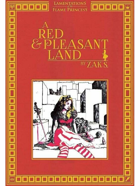 Lamentations Of The Flame Princess RPG A Red And Pleasant Land