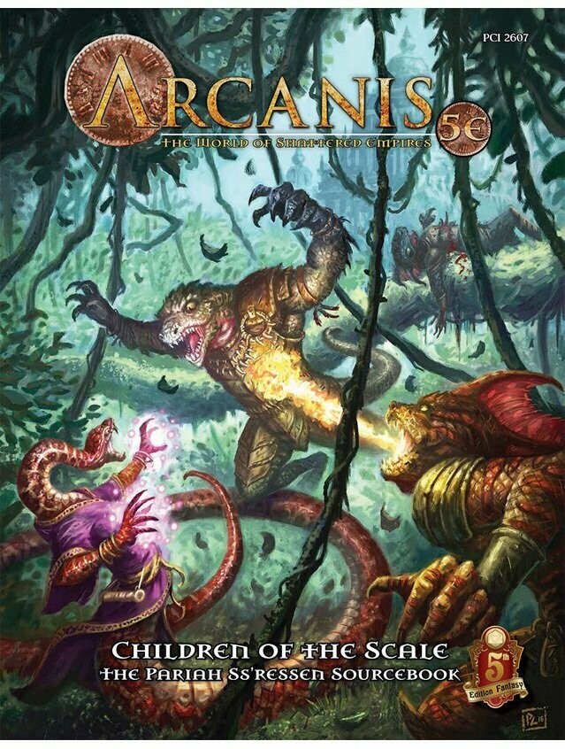 Arcanis 5E Children Of The Scale The Pariah Ss’ressen Sourcebook