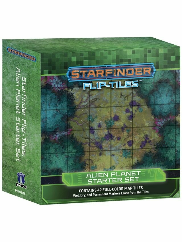 Starfinder RPG Flip-Tiles Alien Planet Starter Set