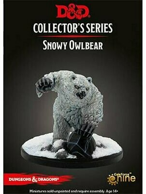 Dungeons & Dragons Collector's Series Miniature Icewind Dale Rime Of The Frostmaiden Snowy Owlbear
