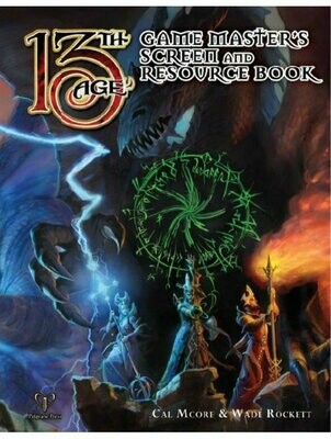 13th Age Fantasy RPG Game Master's Screen & Resource Book
