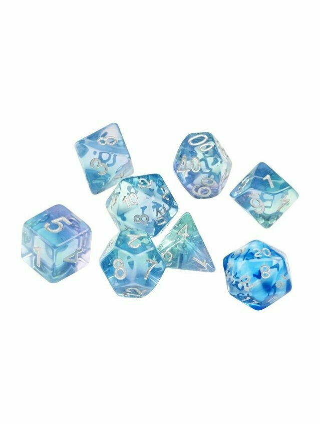 Emerald Waters Polyhedral Dice Set