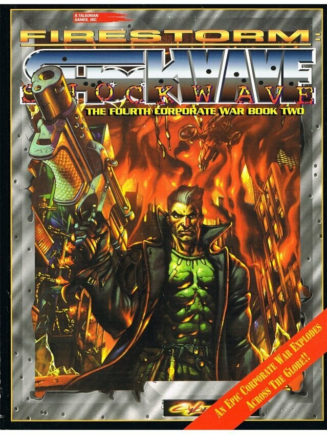 Cyberpunk 2020 RPG Firestorm Shockwave The Fourth Corporate War Book Two