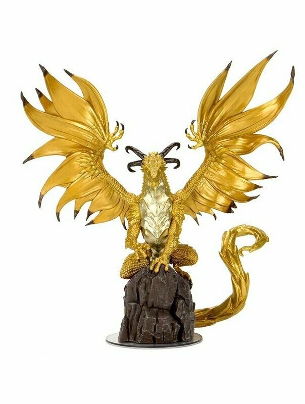 Pathfinder Battles Darklands Rising Premium Set Mengkare Great Wyrm Gold Dragon