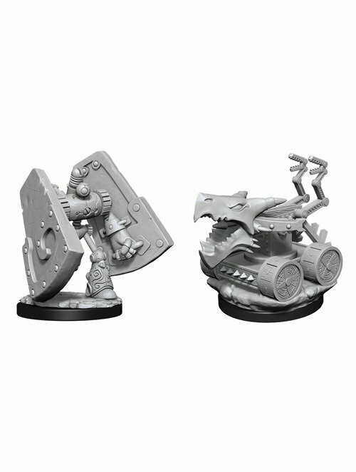 Dungeons & Dragons Nolzur's Marvelous Miniatures Stone Defender & Oaken Bolter (Wave 15)