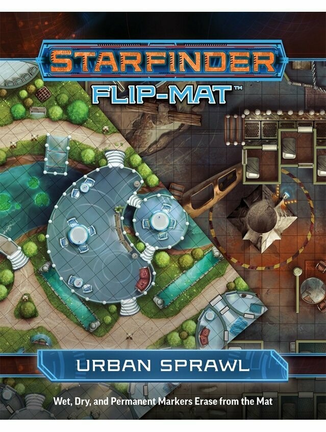 Starfinder RPG Flip-Mat Urban Sprawl