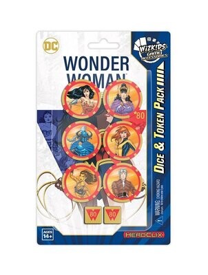 DC Comics HeroClix Wonder Woman 80th Anniversary Dice And Token Pack