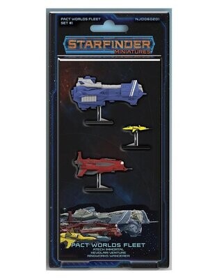 Starfinder Miniatures Pact Worlds Fleet Set 1